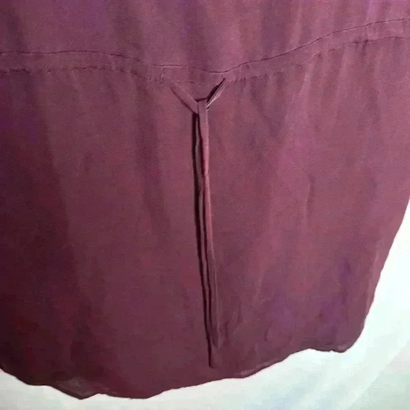 Babaton Aritzia 100% silk dark  purple dress - Picture 2 of 6